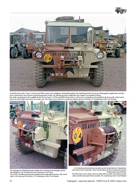 Tankograd Heft 3018 M561 Gama Goat - M520 Goer