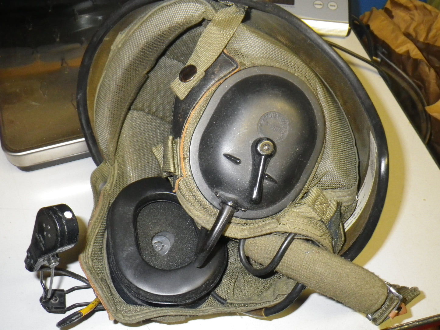 Netzteil für US Panzerhelm / inner helmet liner for CVC Helmet MEDIUM