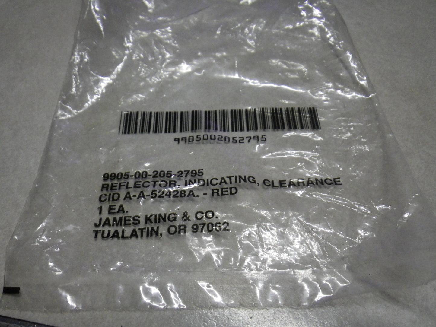 Reflektor M-Serie Fahrzeuge US ARMY Rot / reflector red US ARMY 9905-00-205-2795