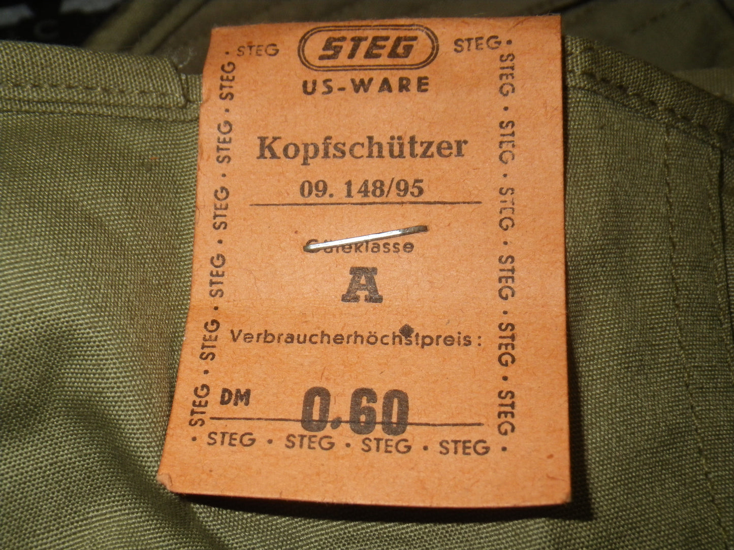 Hood cloth poplin for M1941 Field Jacket / Kaputze US Feldjacke M1941
