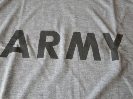 ARMY T-Shirt, grau / Sport T-Shirt, Langarm