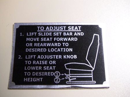 Aufkleber HMMWV, neuer Sitz