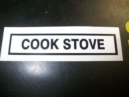 Aufkleber  Cook Stove
