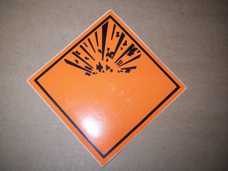Aufkleber: Explosive