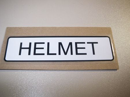Aufkleber: HELMET