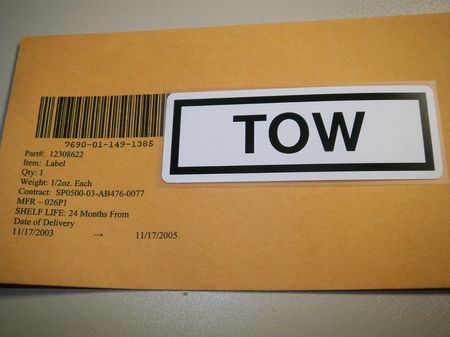 Aufkleber: TOW