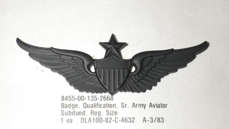Qualifikationsabzeichen US ARMY Aviator / Pilot Hubschrauber
