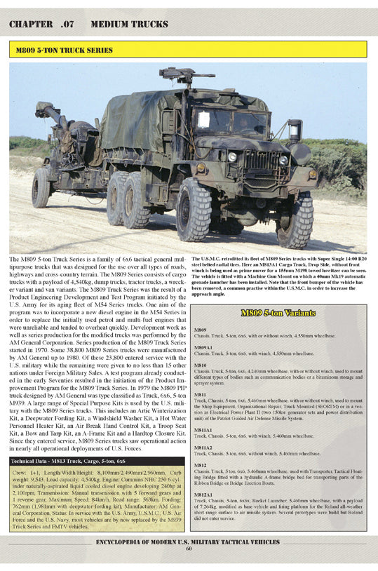 Tankograd Buch Encyclopedia of MODERN U.S. Miltary Tactical Vehicles