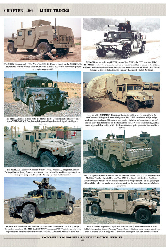 Tankograd Buch Encyclopedia of MODERN U.S. Miltary Tactical Vehicles