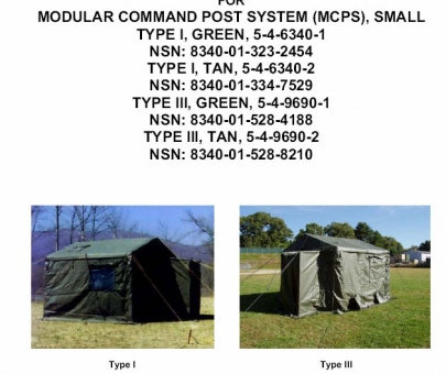Modular Command Post Zelt MCPS US ARMY