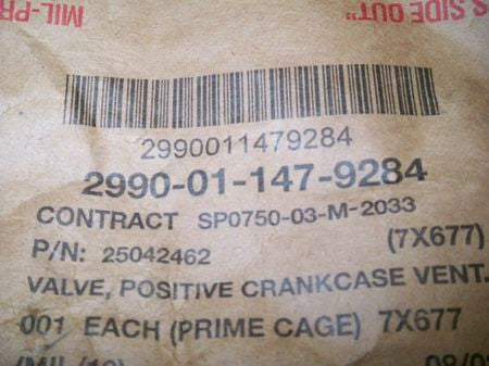 Kurbelwellenentlüftung HMMWV + CUCV