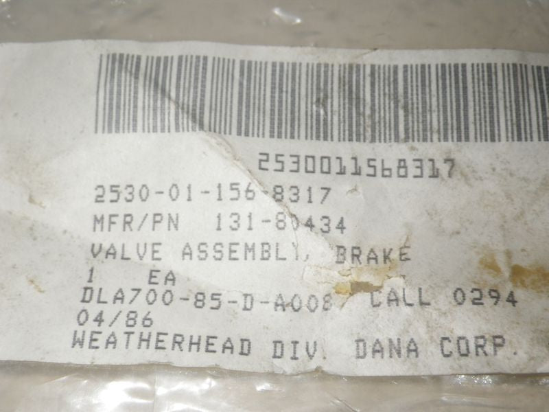 Bremsventil CUCV K5, Chevy Blazer M1009