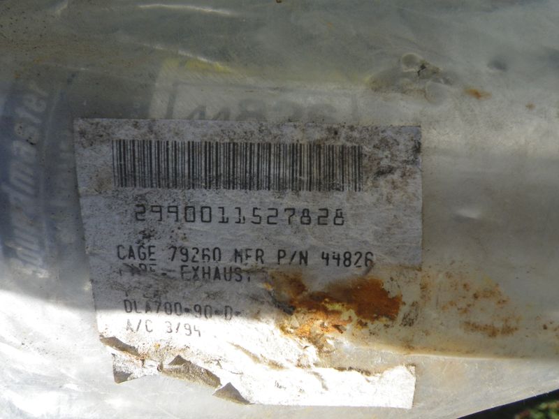 Endrohr Auspuff links M1009 K5 CUCV Chevy Blazer