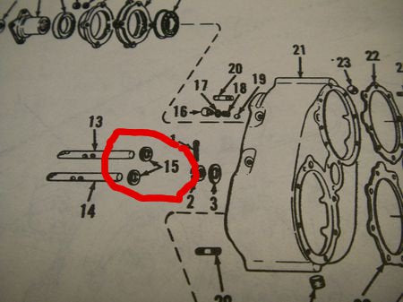 Dichtring Transfere Case M37/M43 Dodge