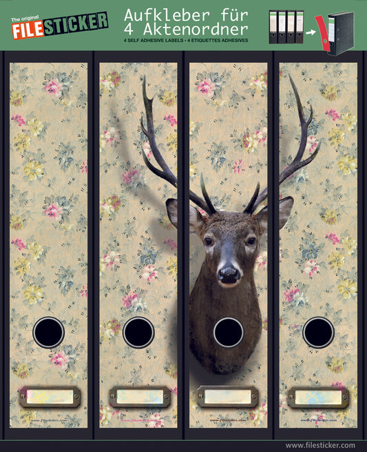 Aufkleber Aktenordner "Oh Deer!"