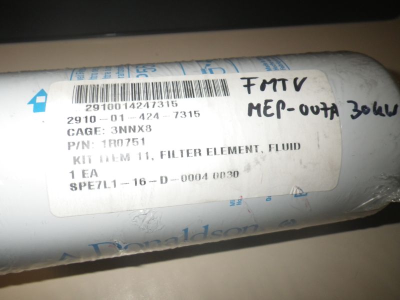 Dieselfilter FMTV + Generator MEP-007A and MEP-807A