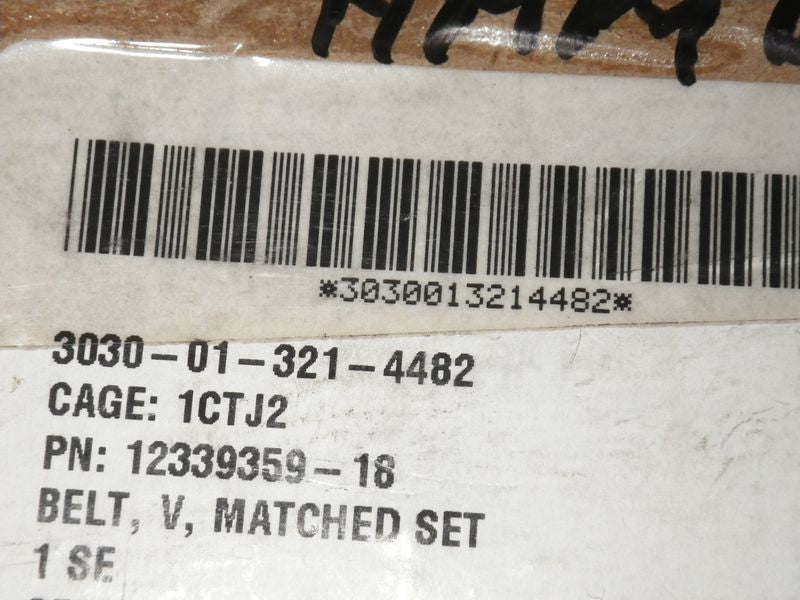 Keilriemensatz (3 stk.) 200 Amp Lima, HMMWV M998