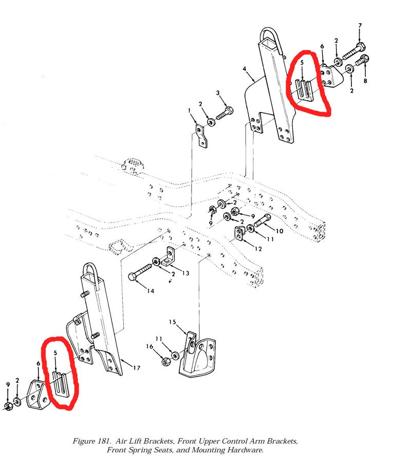 Einstellblech Querlenker oben (0,060") HMMWV