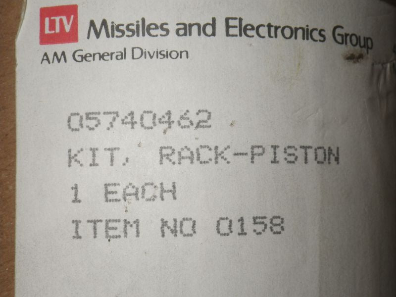 Kolben Lenkgetriebe HMMWV Reparatursatz