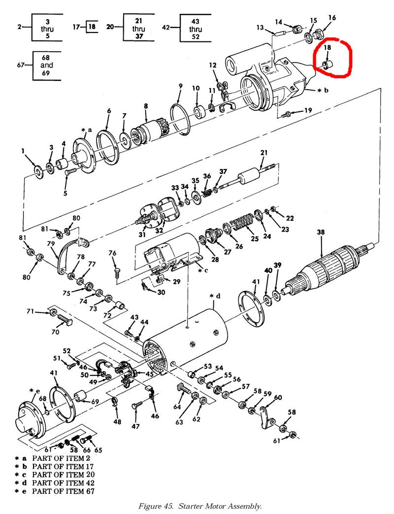 Lagerbuchse Anlasser HMMWV M998