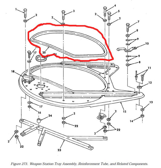 Dichtung Öffung im Drehturm HMMWV