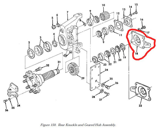 Arm Radnabe vorne links / hinten rechts HMMWV