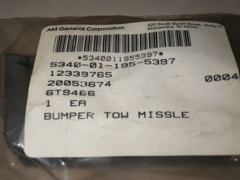 TOW Missle Rack Bumper HMMWV M966, M1045, M1046, M1121