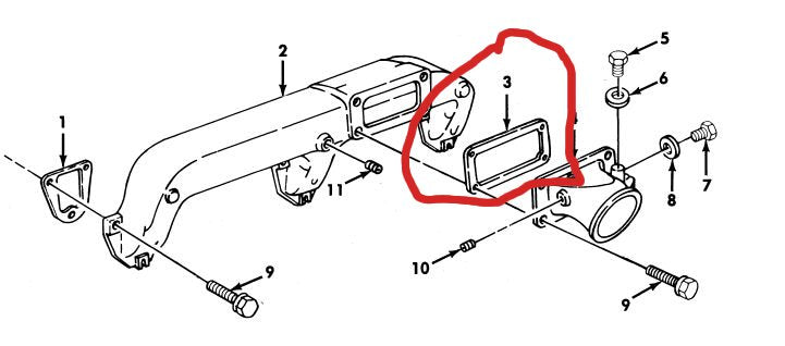 Dichtung Einlasskrümmer 5 ton Trucks
