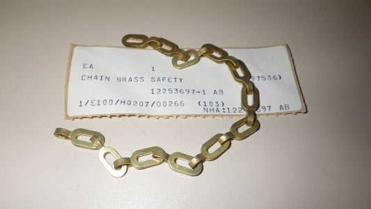 Kette Messing 20cm für Tankdeckel, Kühlerdeckel ect.