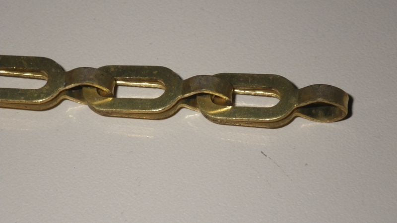 Kette Messing 20cm für Tankdeckel, Kühlerdeckel ect.
