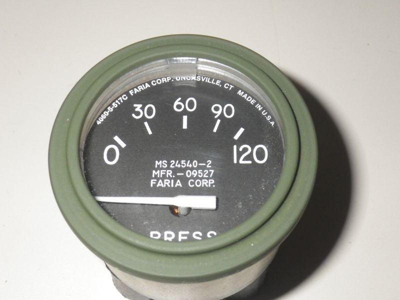 Öldruckanzeige 0-120psi M35, M900, M800, M561,