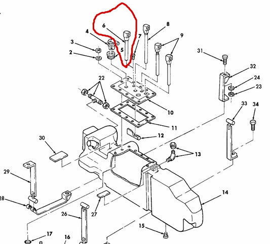 Leitung Kraftstofftank HMMWV M998 US ARMY