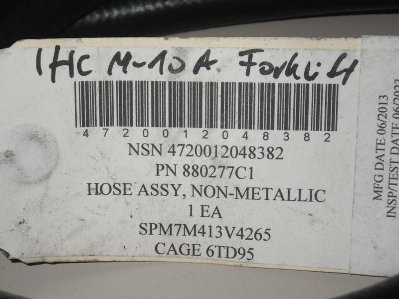 Hydraulikschlauch IHC M10A Radlader/ Forklift