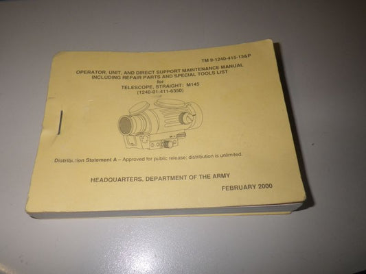 Bedienungsanleitung M145 Telescope TM 9-1240-415-13&P