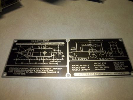 Plate "Verladehinweise" M149