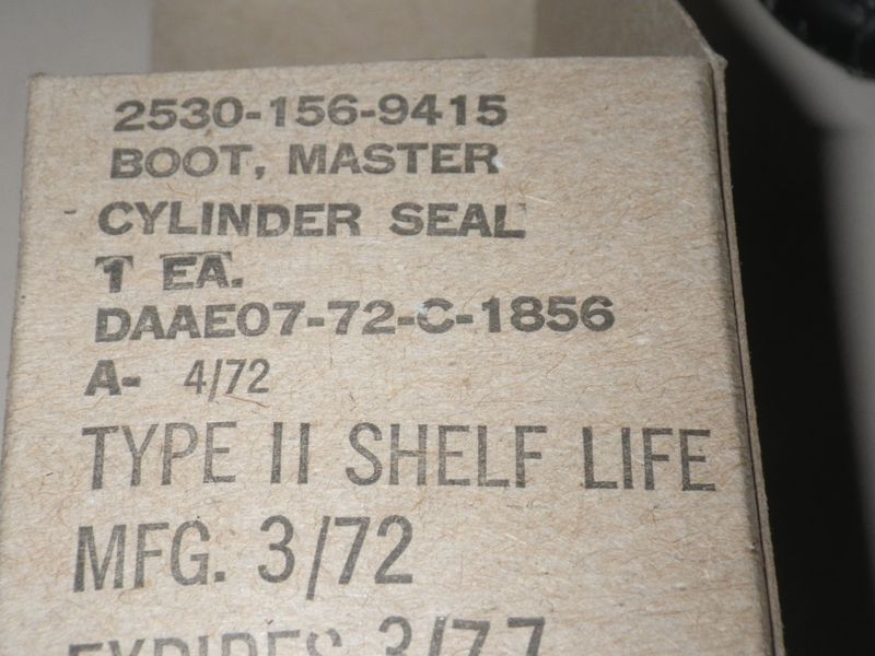 Gummimanschette Hauptbremszylinder M151 Ford MUTT