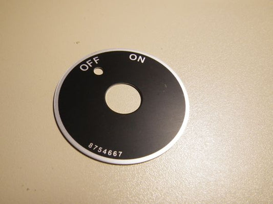 Zündung ON-OFF Plate  M151 Ford MUTT