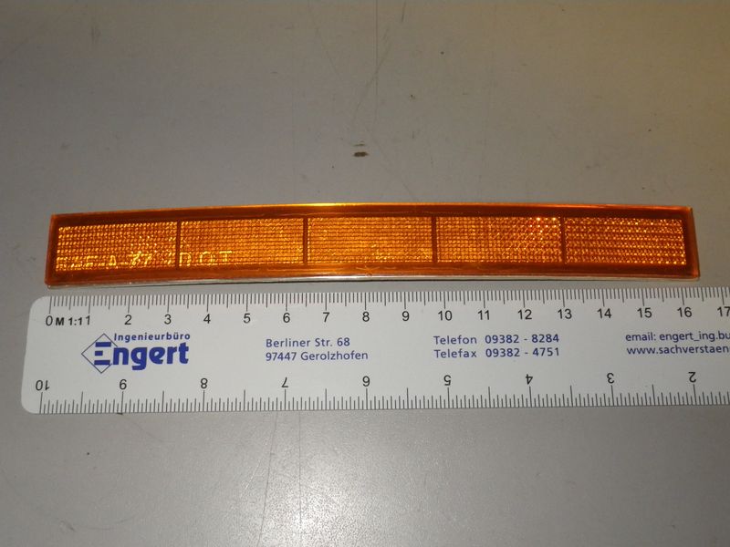 Reflektorstreifen gelb vorne Kotflügel M151