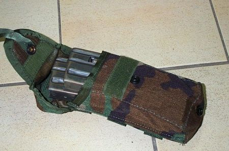 MOLLE M16 Magazintasche Woodland