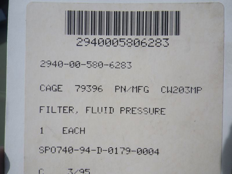 Ölfilter mit Dichtung M35 + M52 REO, Multifuel US ARMY
