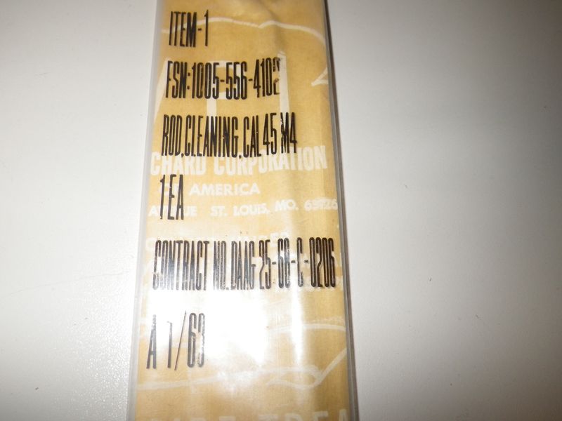 Putzstock Pistole cal.45  M4, Vietnam datiert