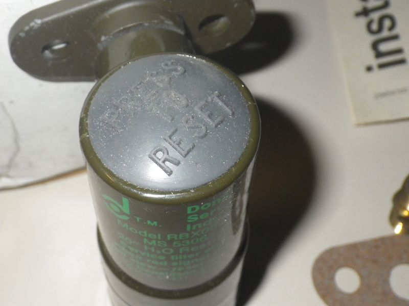 Luftfilteranzeige M561 Gama Goat, M35A2, M52 Serie