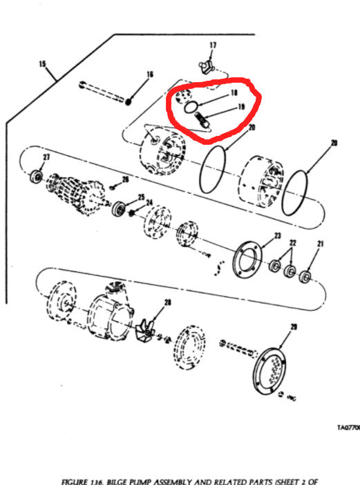 Kohlebürstensatz Lenzpumpe M60, M109, M88A2