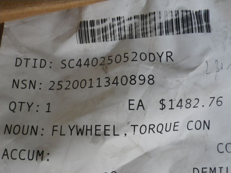 Flywheel Torque Converter M900