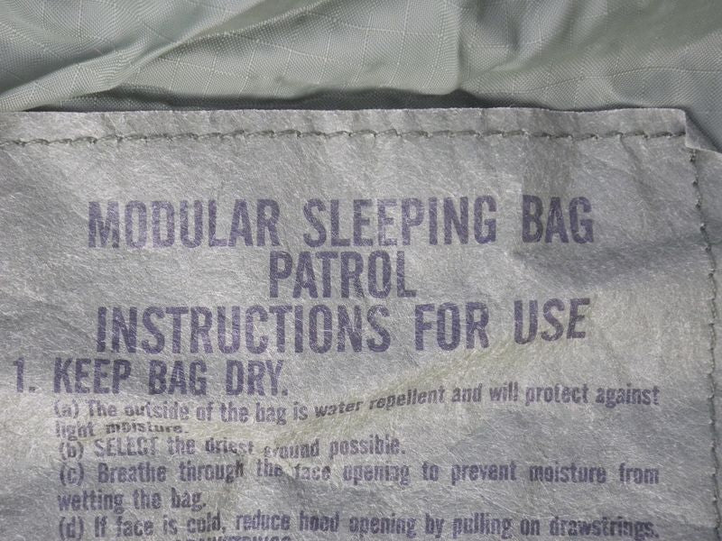 Modular Sleeping Bag System MSS, Goretex, Woodland US ARMY