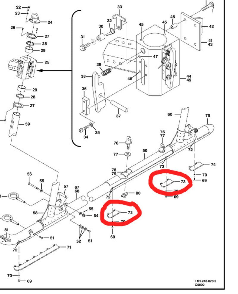 Bell 206 Shoe Skid 050-128-1, Jetranger, Kiowa OH-58