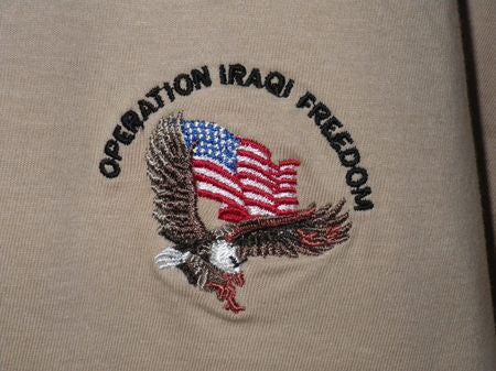 T-Shirt Iraqi Freedom Stickmotiv