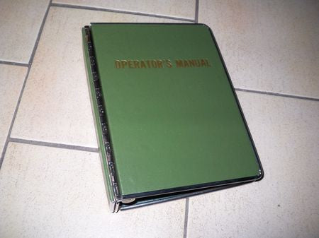 Ordner, "Operators Manual", Neu