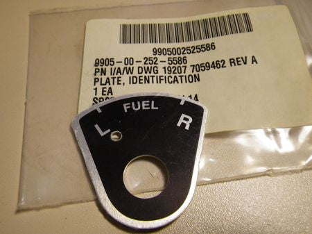 Hinweisschild Tankumstellung M800 + M900 Serie 5 ton Truck, US ARMY