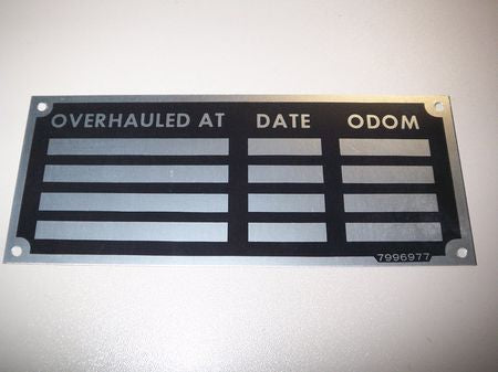 Hinweisschild "Überholt am"  alle M-Serien